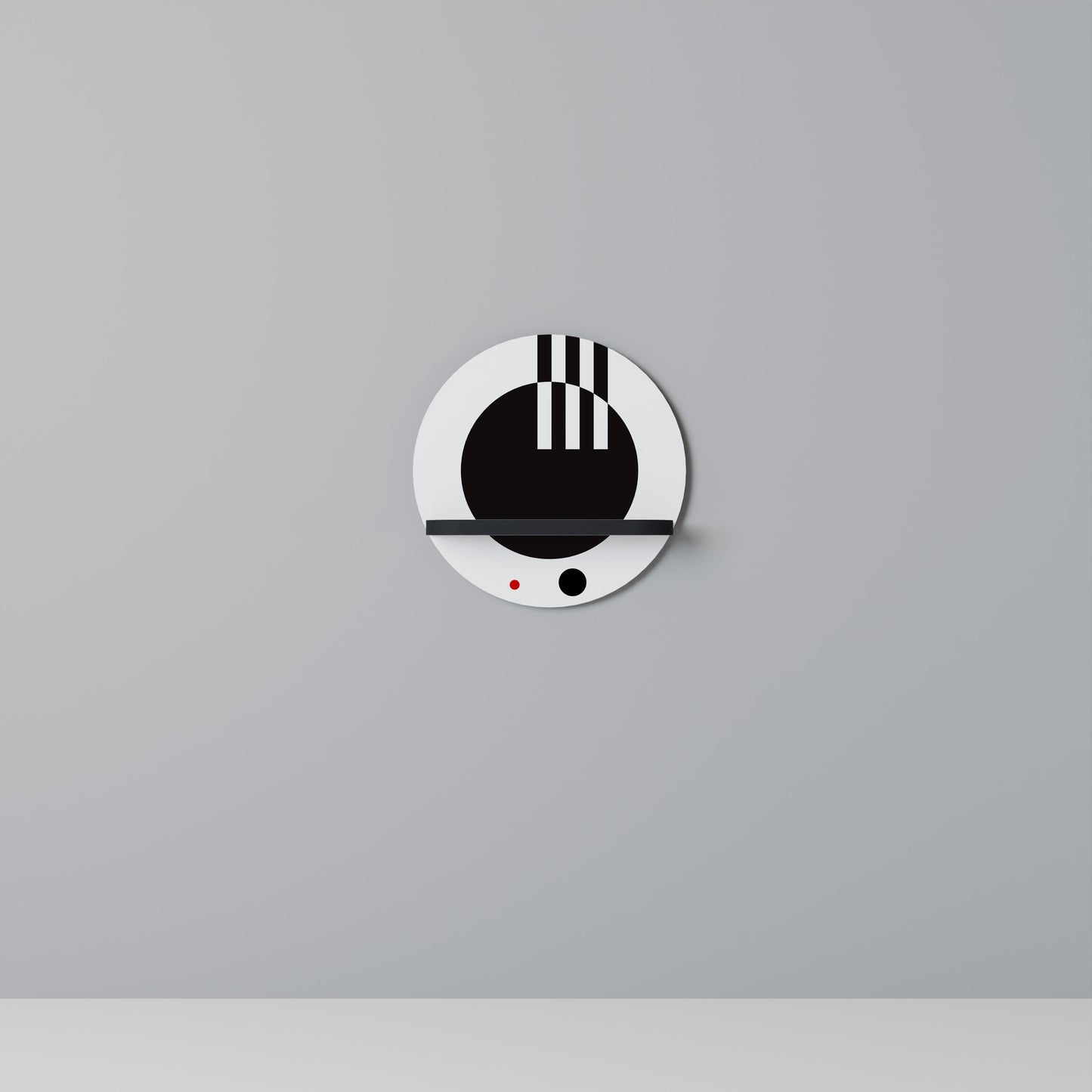 BLACK AND WHITE COMBINATION Dekoratives Wandregal