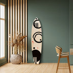 BLACK AND WHITE COMBINATION Surfboard Decorative Panel