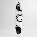 BLACK AND WHITE COMBINATION Peel and Stick Surfboard Sticker