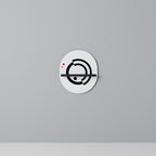 ORBITAL FLOW Ovales Kunstregal in Schwarz