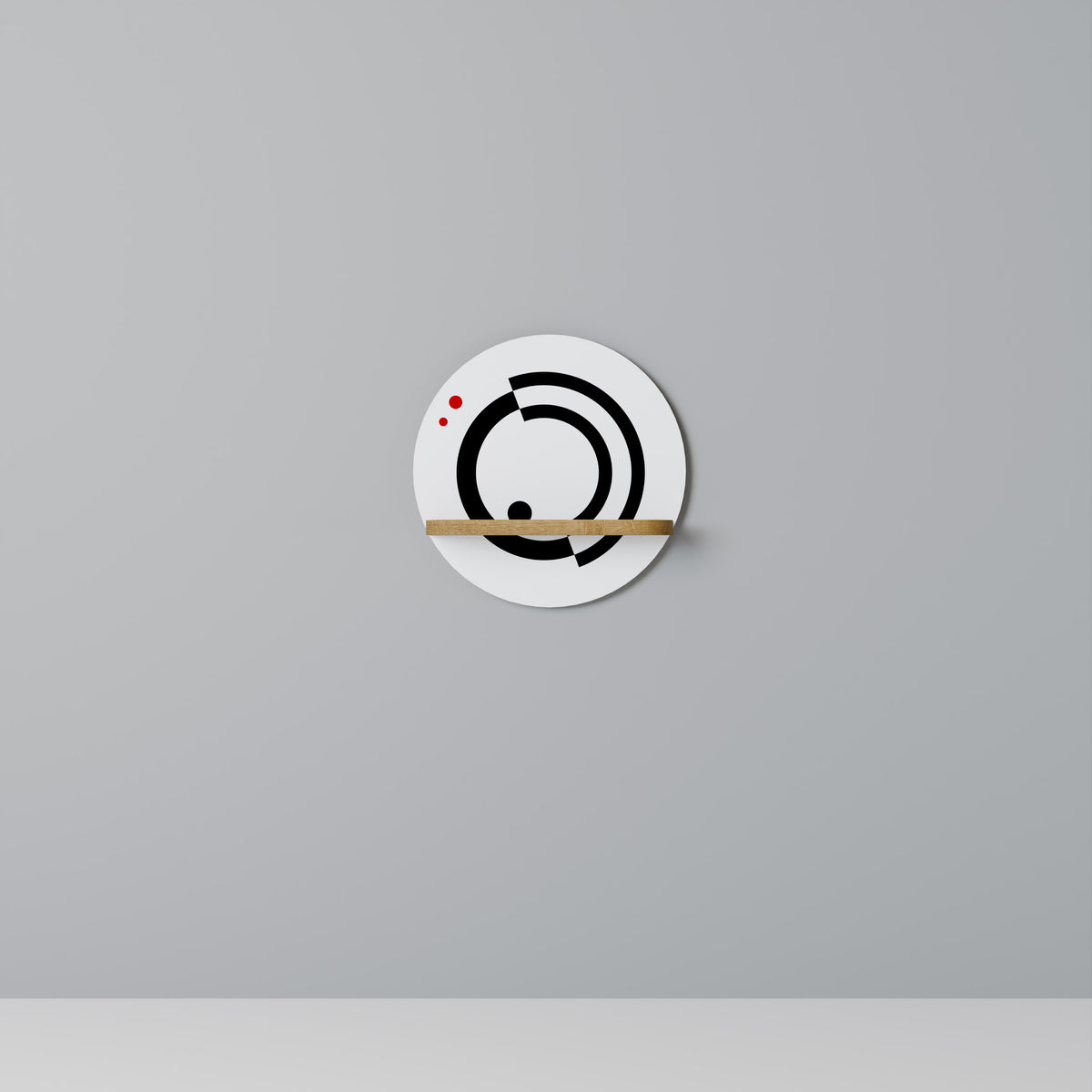 ORBITAL FLOW Dekoratives Wandregal
