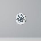 WONDERLAND VEGETATION Ovales Kunstregal in Schwarz