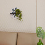 WONDERLAND VEGETATION Ovales Kunstregal in Schwarz