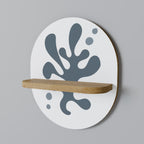 WONDERLAND VEGETATION Ovales Kunstregal in Eiche-Optik