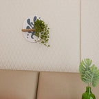 WONDERLAND VEGETATION Ovales Kunstregal in Eiche-Optik