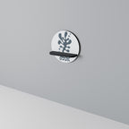 WONDERLAND VEGETATION Rundes Kunstregal in Schwarz