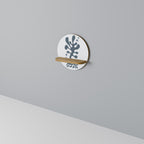 WONDERLAND VEGETATION Rundes Kunstregal in Eiche-Optik