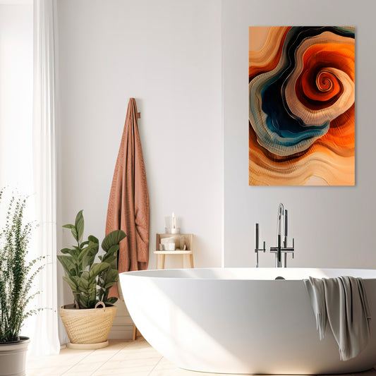 SPIRALING DREAMSCAPE Vertical Canvas Print