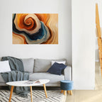 SPIRALING DREAMSCAPE Selbstklebendes Horizontal-Poster