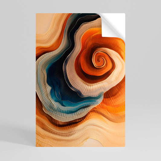 SPIRALING DREAMSCAPE Peel and Stick Vertical Poster
