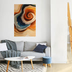 SPIRALING DREAMSCAPE Selbstklebendes Poster - Hochformat