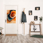 SPIRALING DREAMSCAPE Selbstklebendes Poster - Hochformat