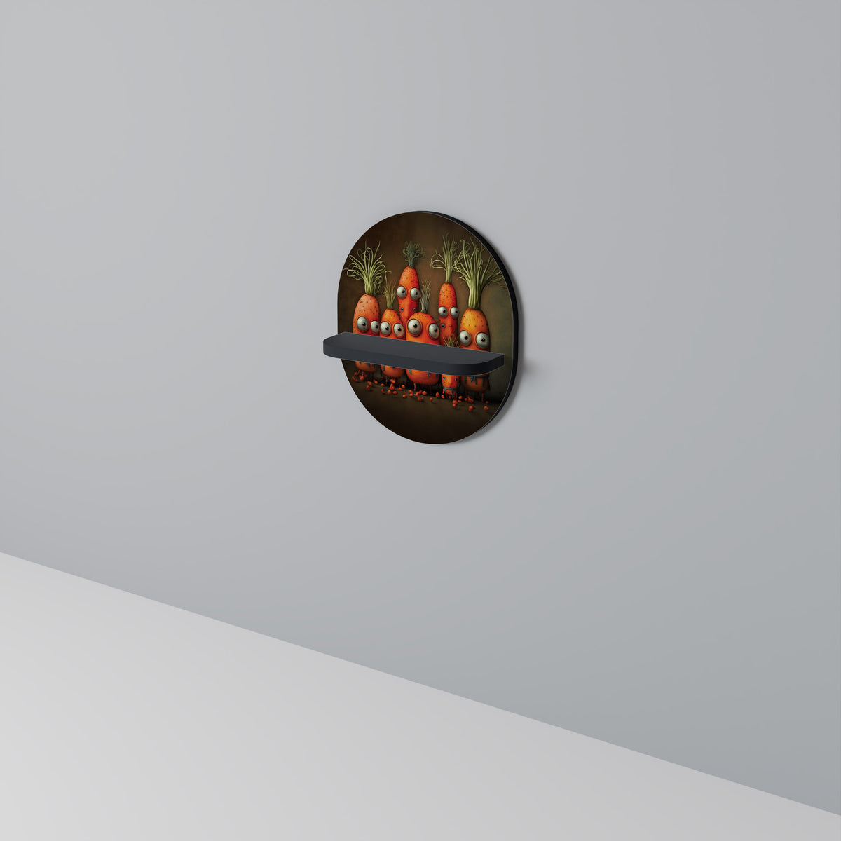 CUTE OR SCARY Dekoratives Wandregal