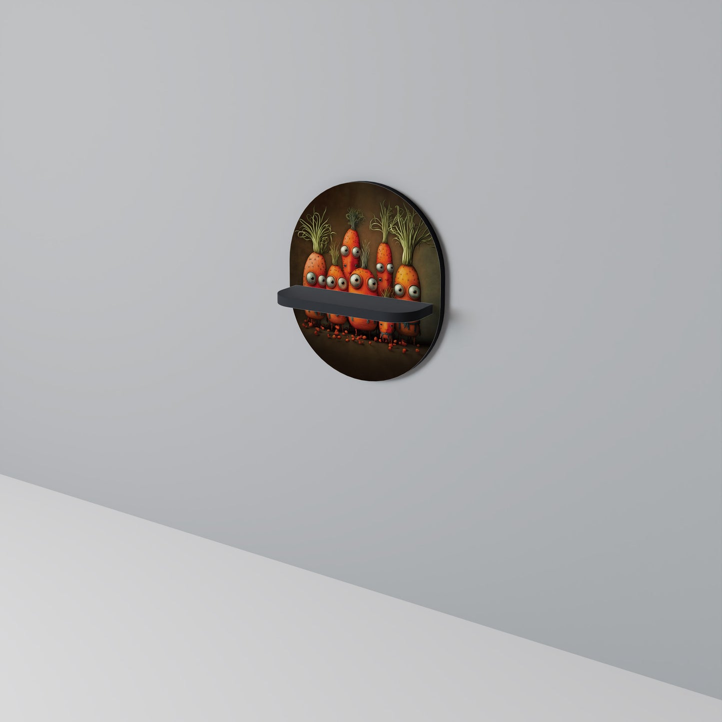 CUTE OR SCARY Dekoratives Wandregal