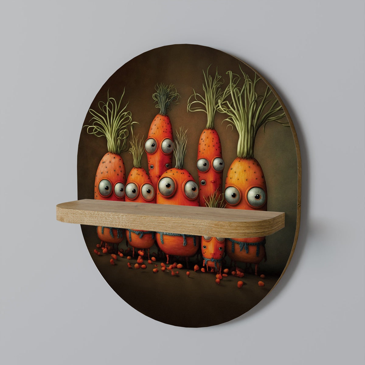 CUTE OR SCARY Dekoratives Wandregal