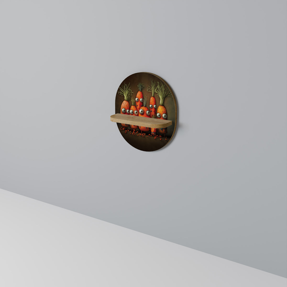 CUTE OR SCARY Dekoratives Wandregal