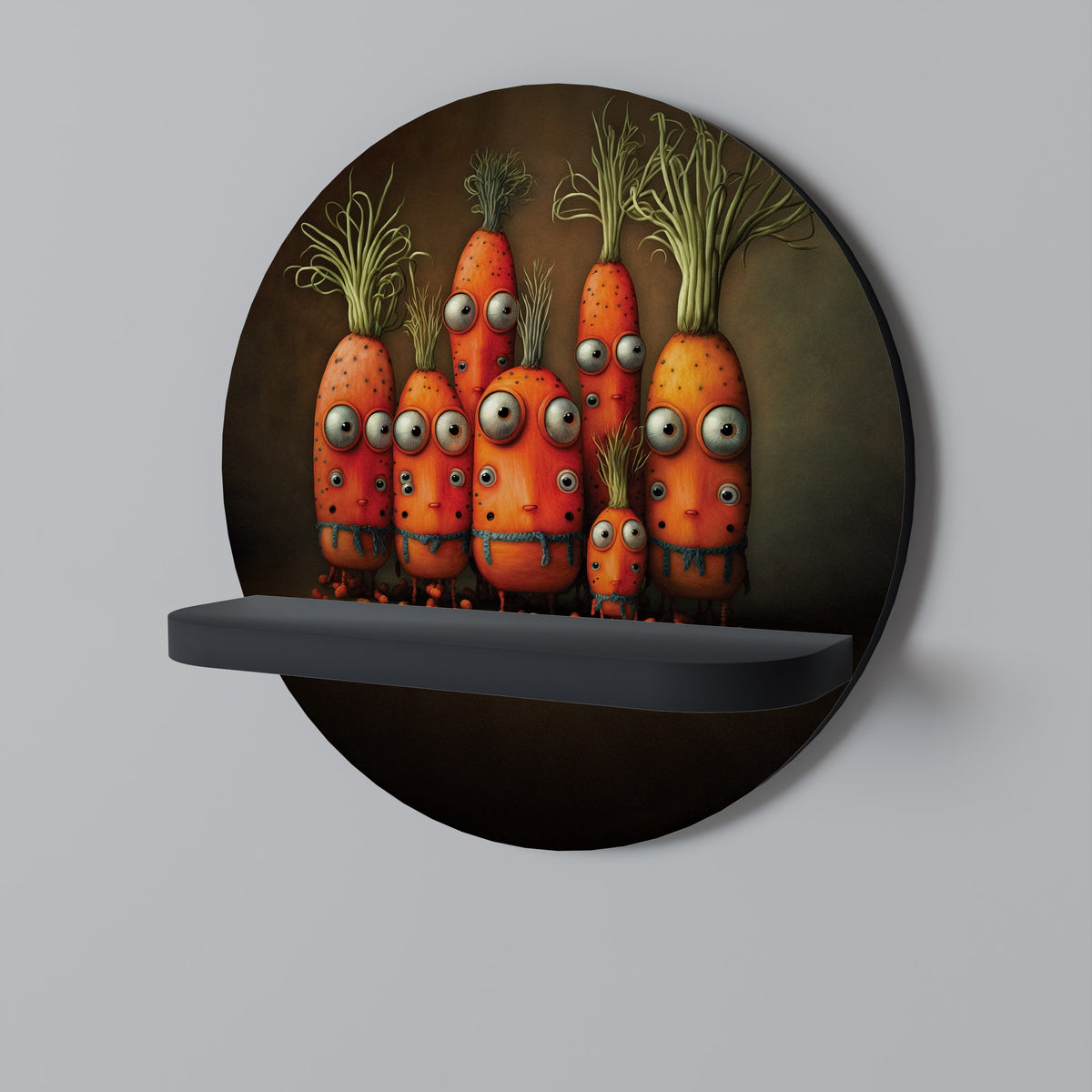 CUTE OR SCARY Dekoratives Wandregal