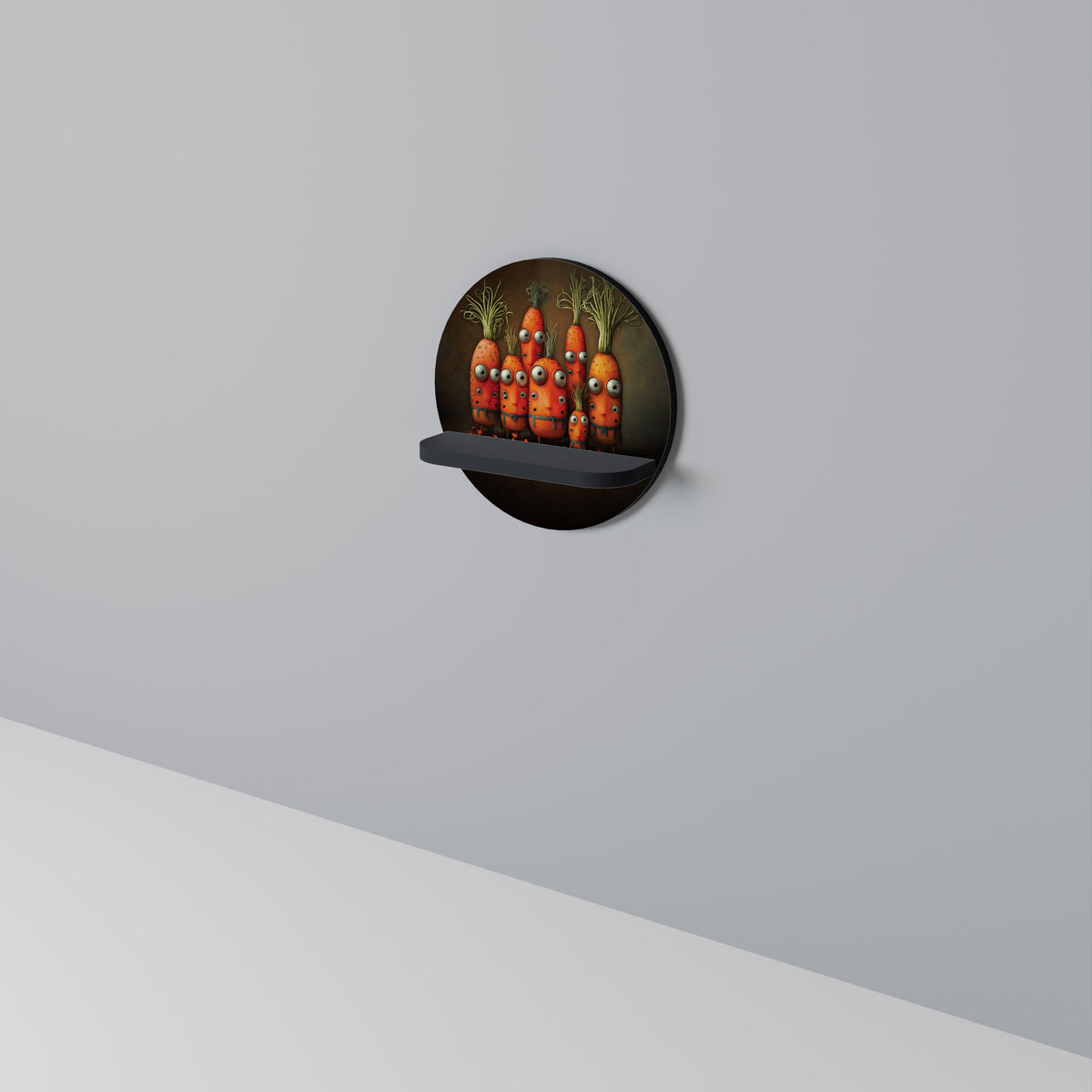 CUTE OR SCARY Dekoratives Wandregal