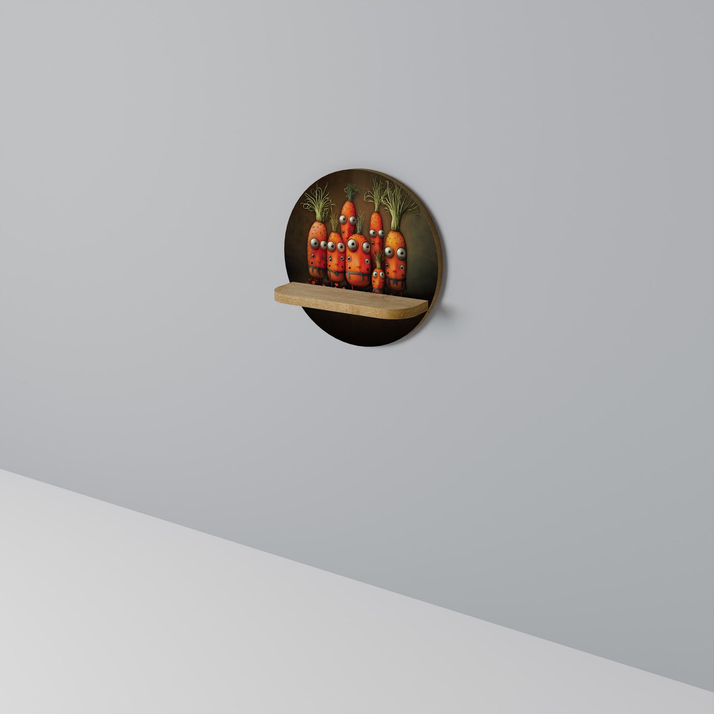 CUTE OR SCARY Dekoratives Wandregal