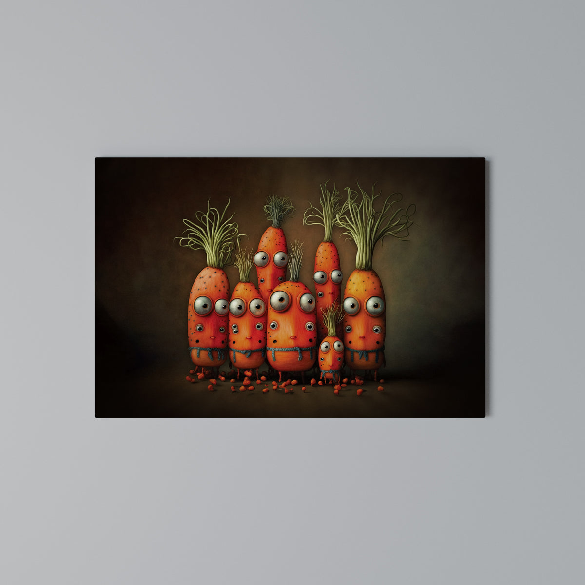 CUTE OR SCARY Horizontal Canvas Print