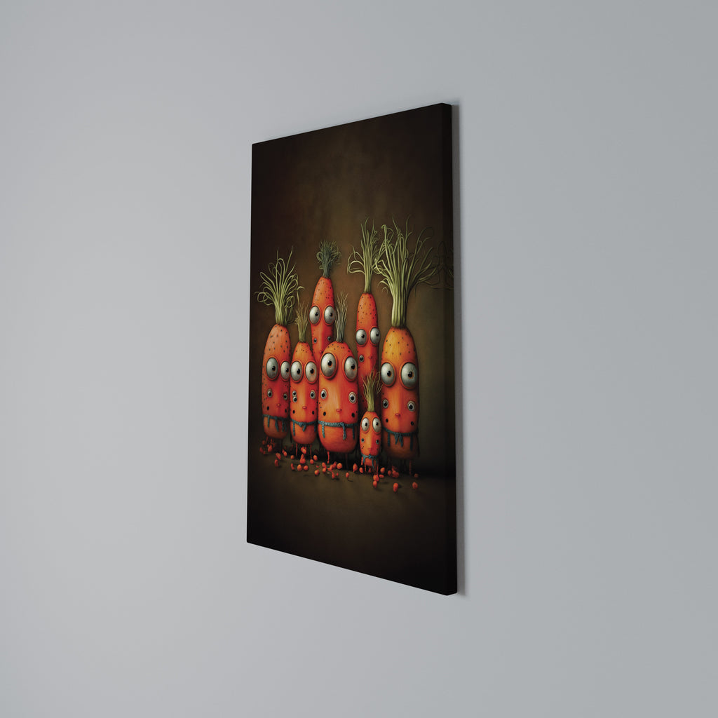 CUTE OR SCARY Vertical Canvas Print