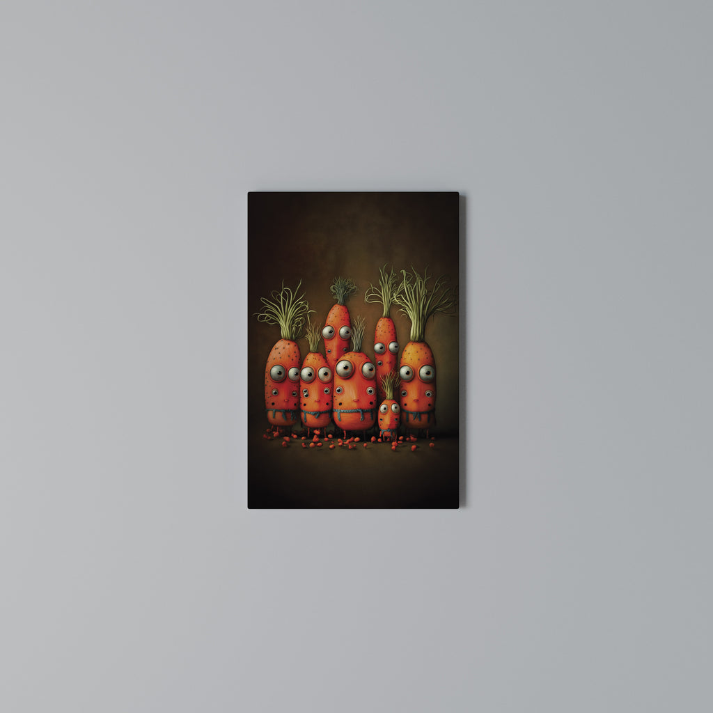 CUTE OR SCARY Vertical Canvas Print