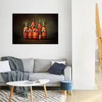 CUTE OR SCARY Selbstklebendes Horizontal-Poster