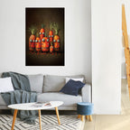 CUTE OR SCARY Selbstklebendes Poster - Hochformat