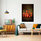 CUTE OR SCARY Selbstklebendes Poster - Hochformat