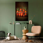 CUTE OR SCARY Selbstklebendes Poster - Hochformat