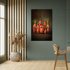 CUTE OR SCARY Selbstklebendes Poster - Hochformat