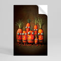 CUTE OR SCARY Selbstklebendes Poster - Hochformat