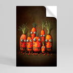 CUTE OR SCARY Selbstklebendes Poster - Hochformat