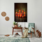 CUTE OR SCARY Selbstklebendes Poster - Hochformat