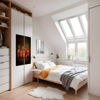 CUTE OR SCARY Selbstklebendes Poster - Hochformat