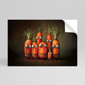 CUTE OR SCARY Selbstklebendes Horizontal-Poster