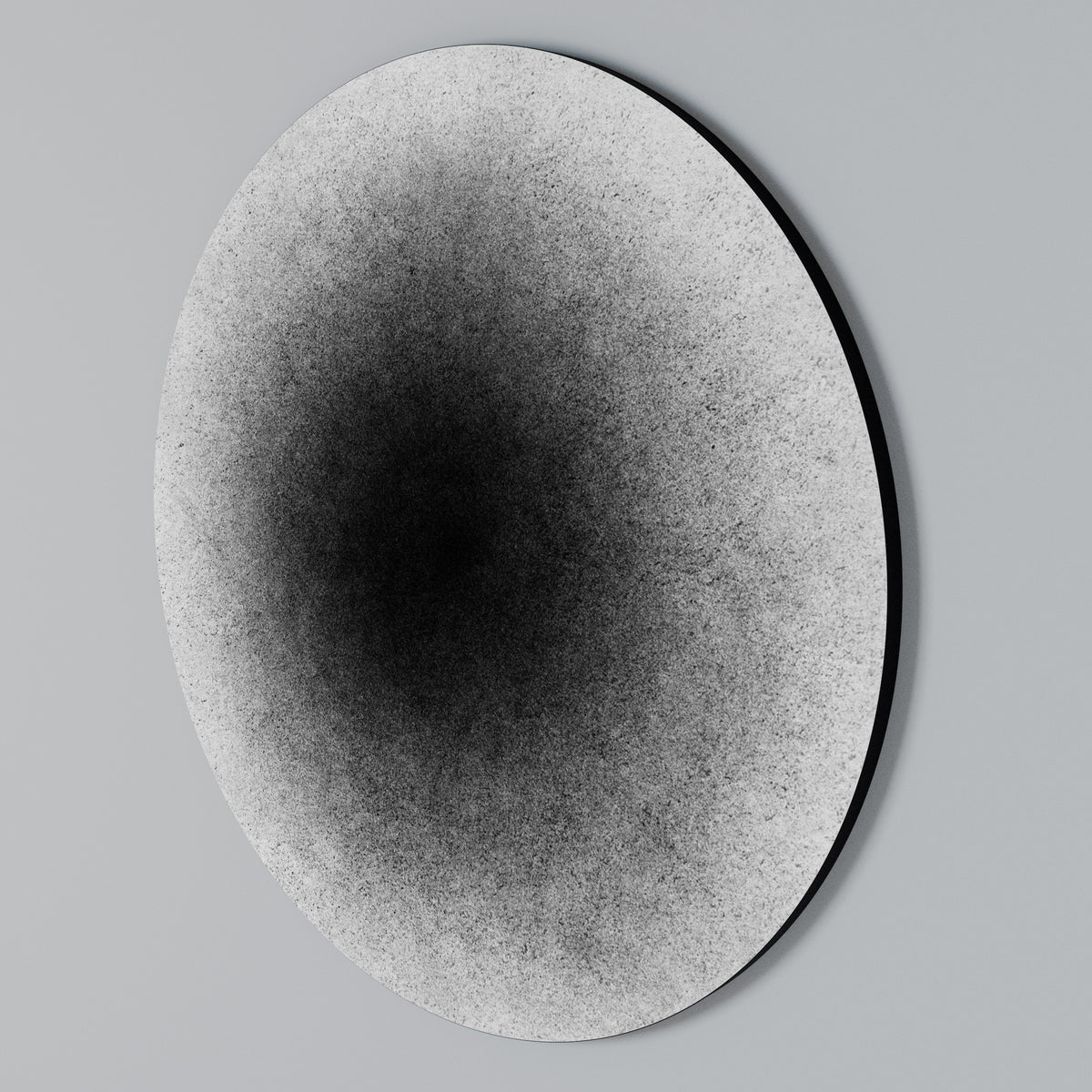 BLACK HOLE Rundes Wandbild