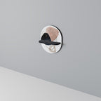 COLORFUL SHAPES Ovales Kunstregal in Schwarz