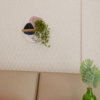 COLORFUL SHAPES Ovales Kunstregal in Eiche-Optik