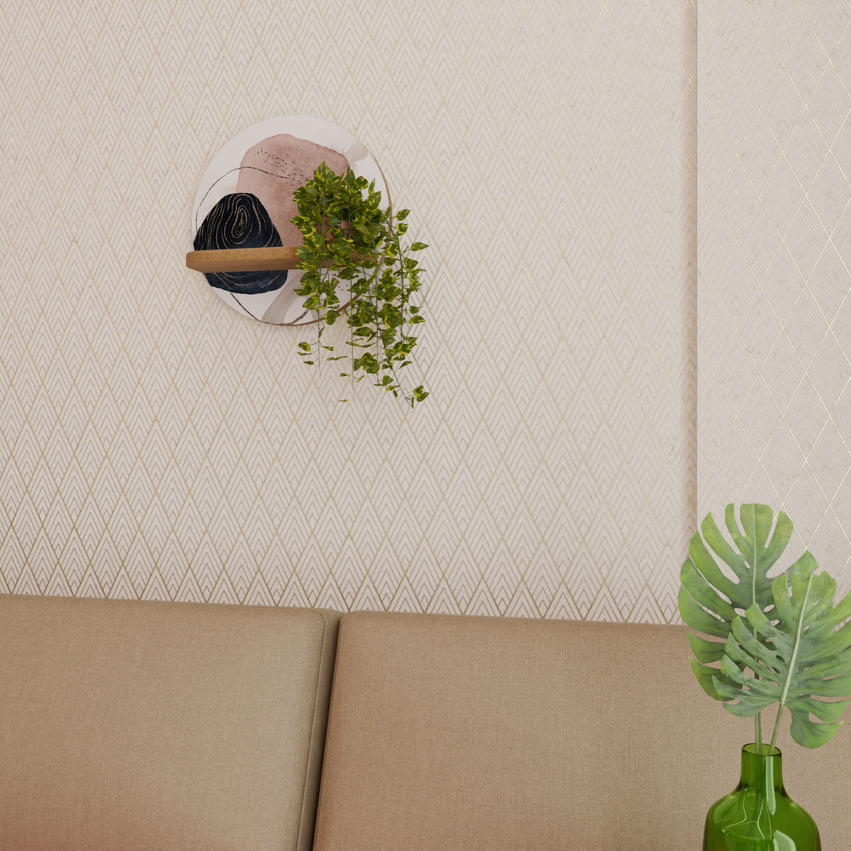 COLORFUL SHAPES Art Shelf