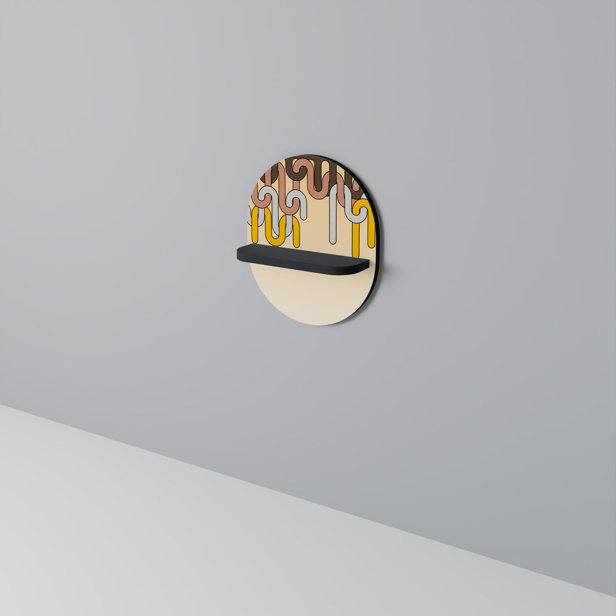 COLORFUL STRINGS Dekoratives Wandregal