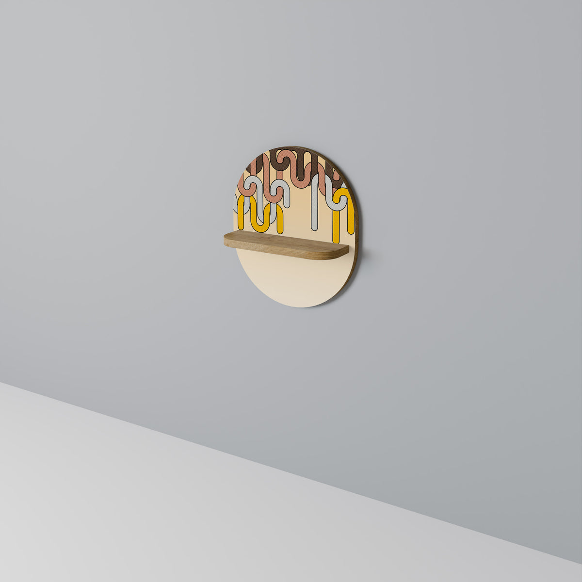 COLORFUL STRINGS Dekoratives Wandregal