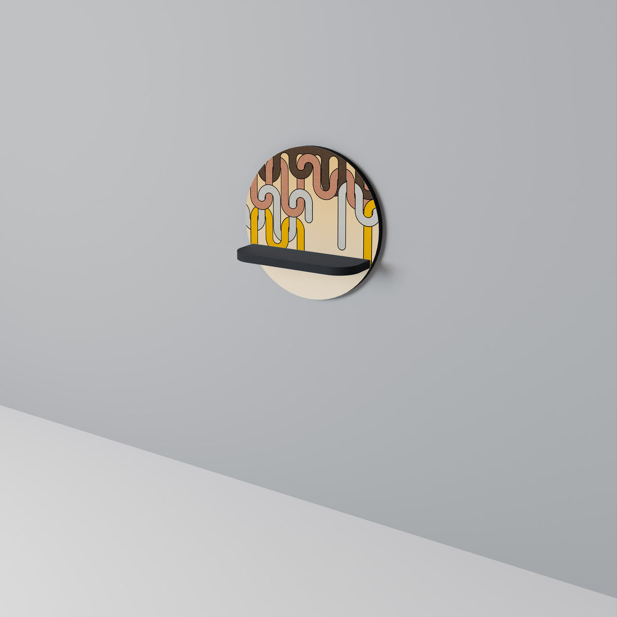 COLORFUL STRINGS Dekoratives Wandregal