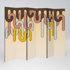 COLORFUL STRINGS 6-Panel Room Divider