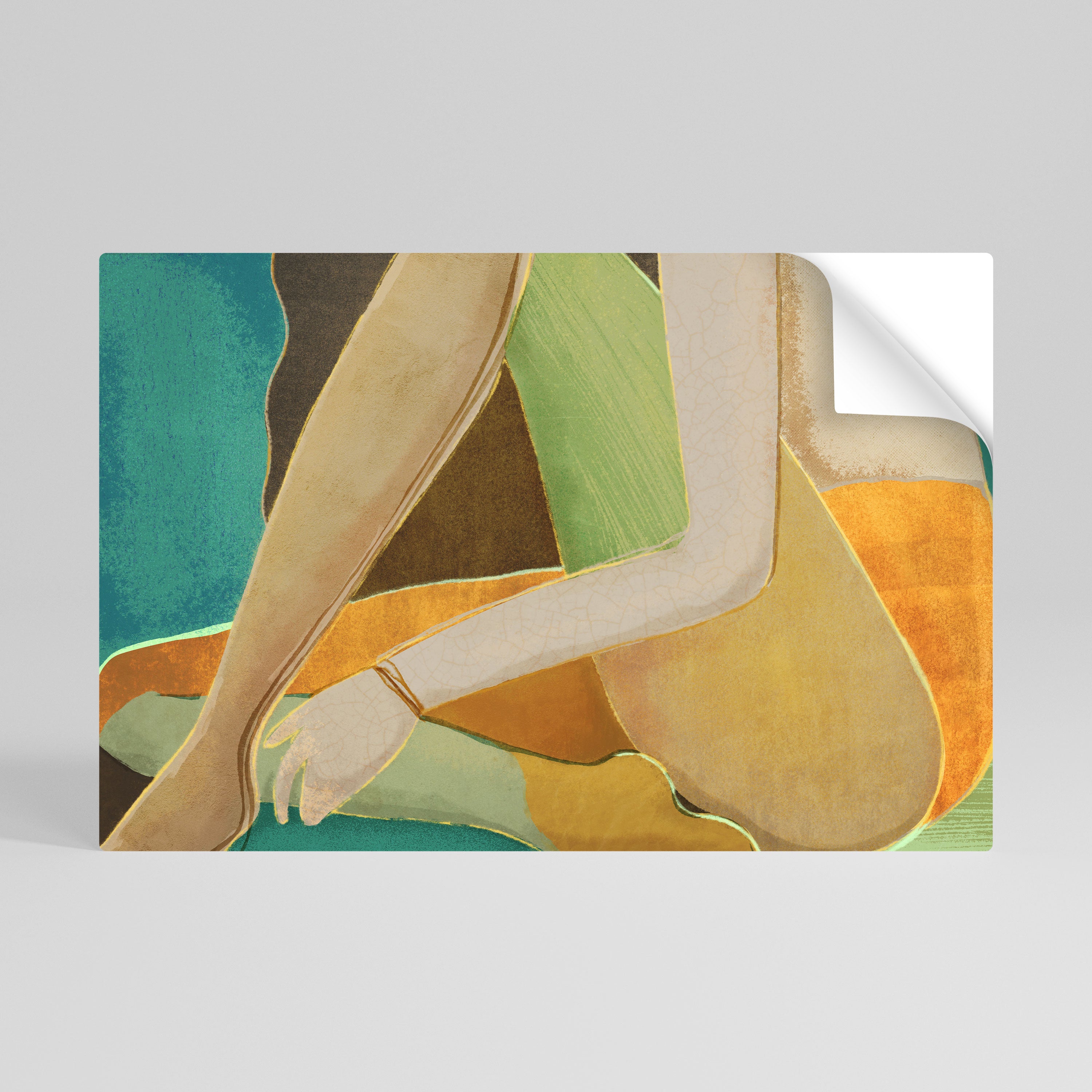 WAITING FOR LOVE Selbstklebendes Horizontal-Poster