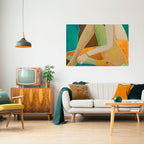 WAITING FOR LOVE Selbstklebendes Horizontal-Poster