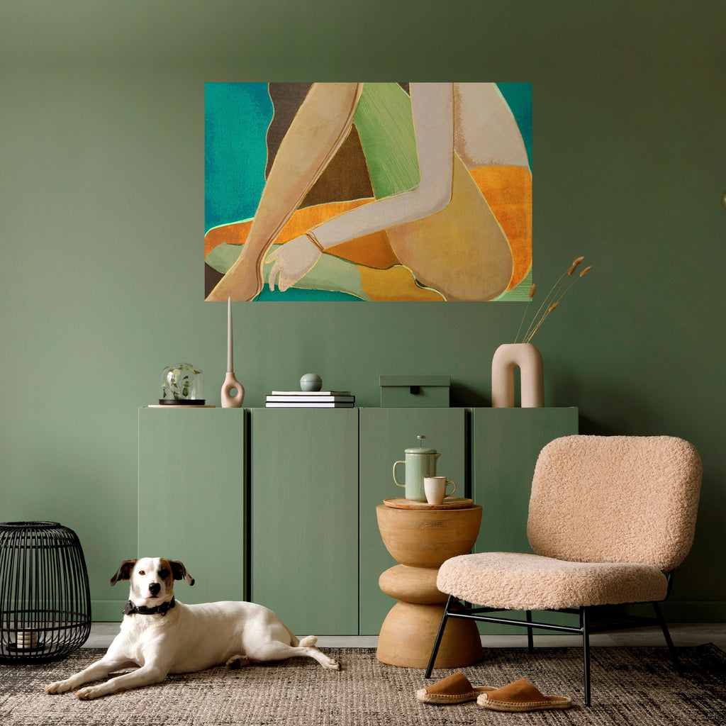 WAITING FOR LOVE Selbstklebendes Horizontal-Poster