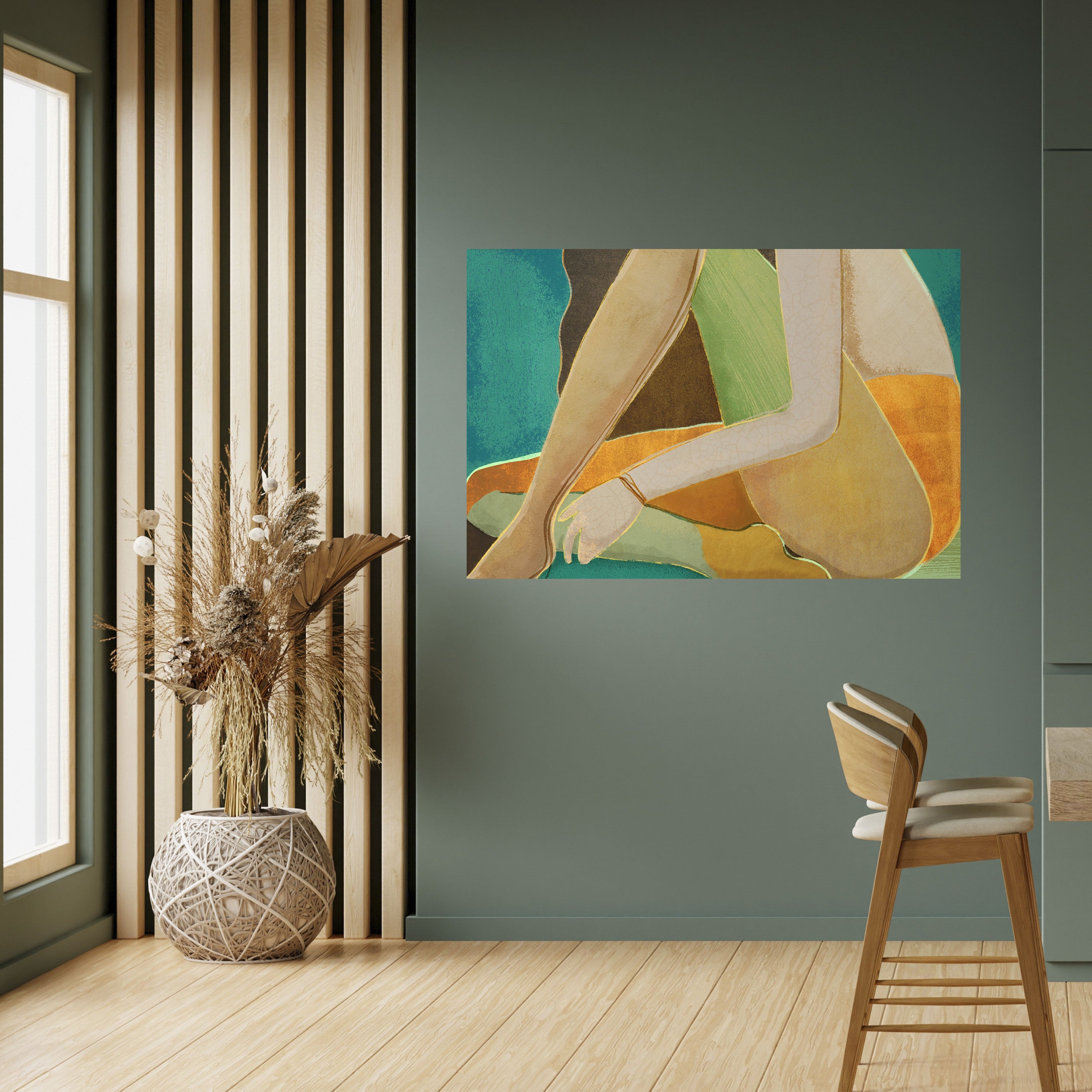 WAITING FOR LOVE Selbstklebendes Horizontal-Poster