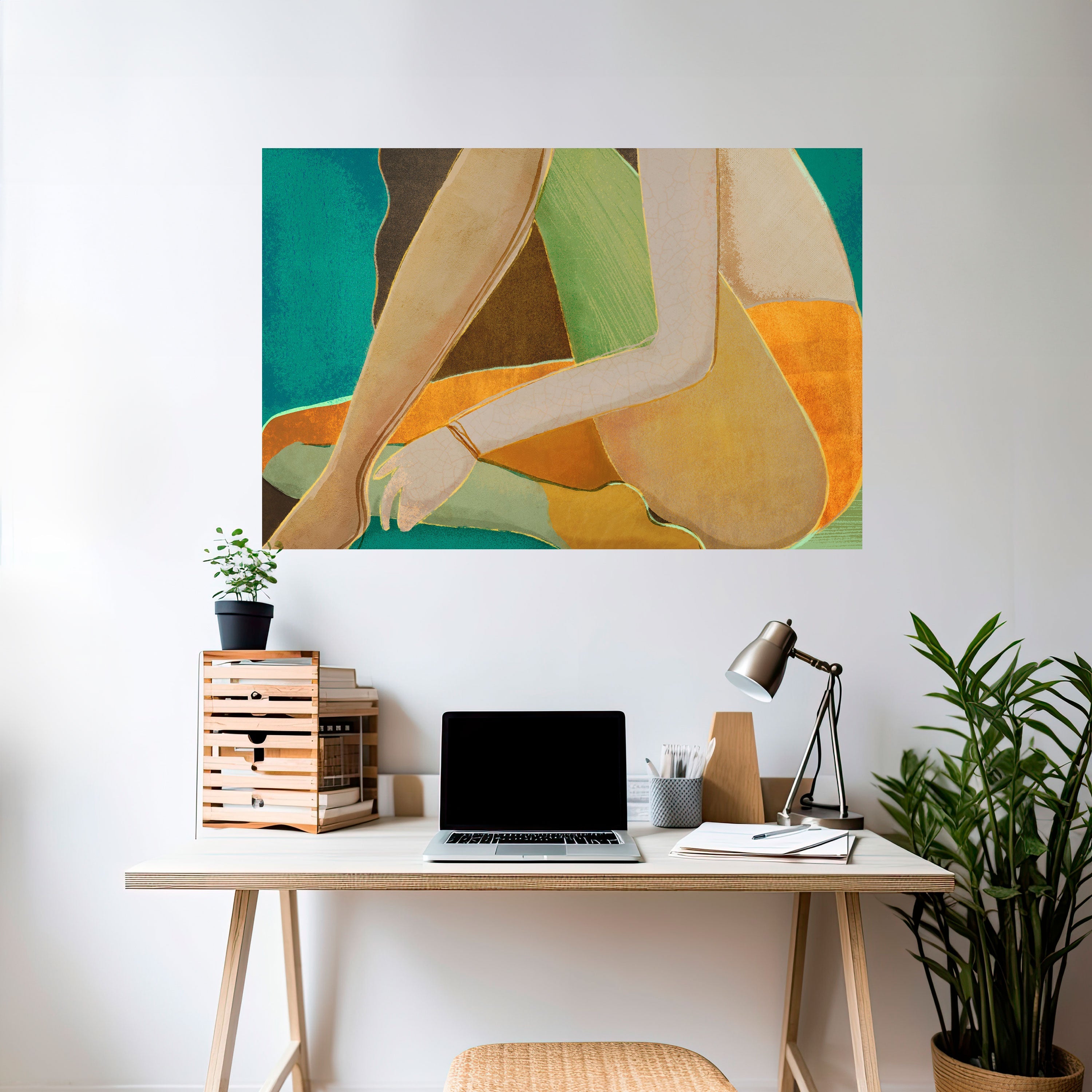 WAITING FOR LOVE Selbstklebendes Horizontal-Poster