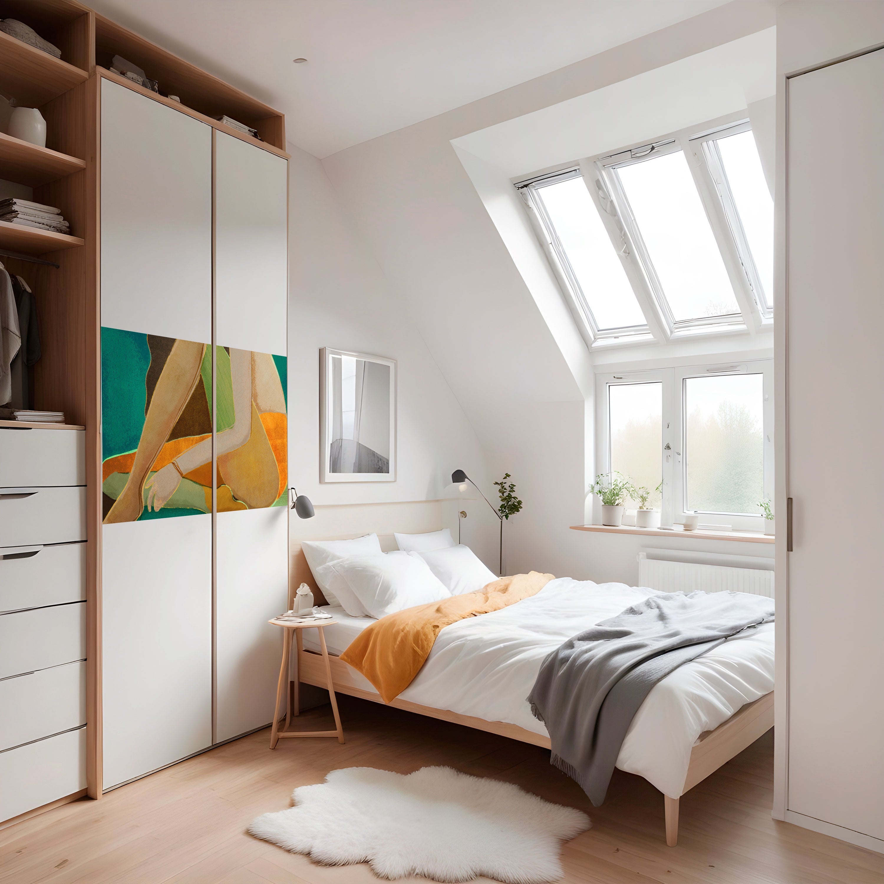 WAITING FOR LOVE Selbstklebendes Horizontal-Poster